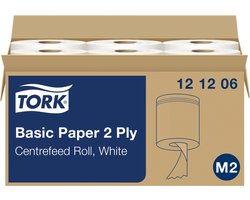 Poetsrol Tork M2 121206 2-laags - 20cm x 160m - 6 rollen
