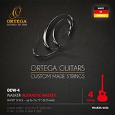 Ortega ODW-4 Walker Ac. bas Strings 43-59-71-80, Short Scale - Akoestische basgitaarsnaren