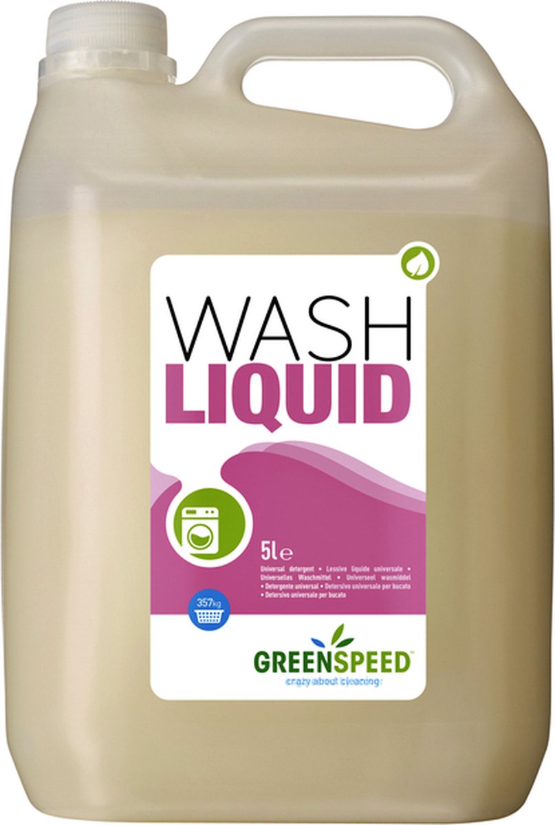 Goedkoopste Greenspeed vloeibaar wasmiddel Wash Liquid, 71 wasbeurten, 5 L