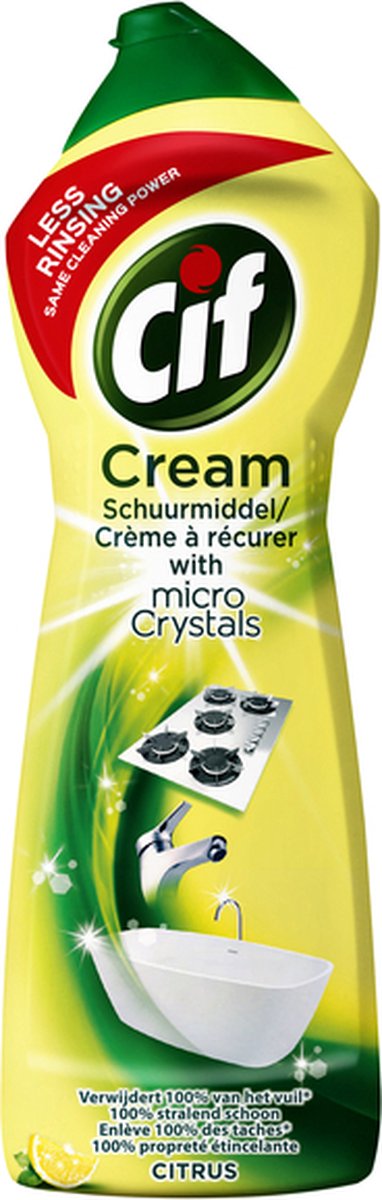 CIF Crème à récurer Citron - 8 x 750ML