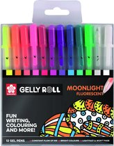 Gel écrivain Sakura Gelly Roll Moonlight blister de 12 pièces assorties - 6 pièces