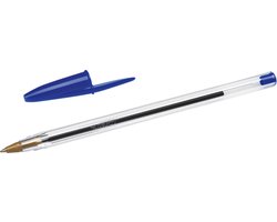 Balpen Bic Cristal blauw medium | 50 stuks