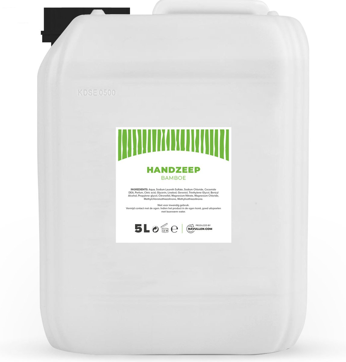 Handzeep - Bamboe - 5 Liter - Jerrycan - Navulling - Navullen