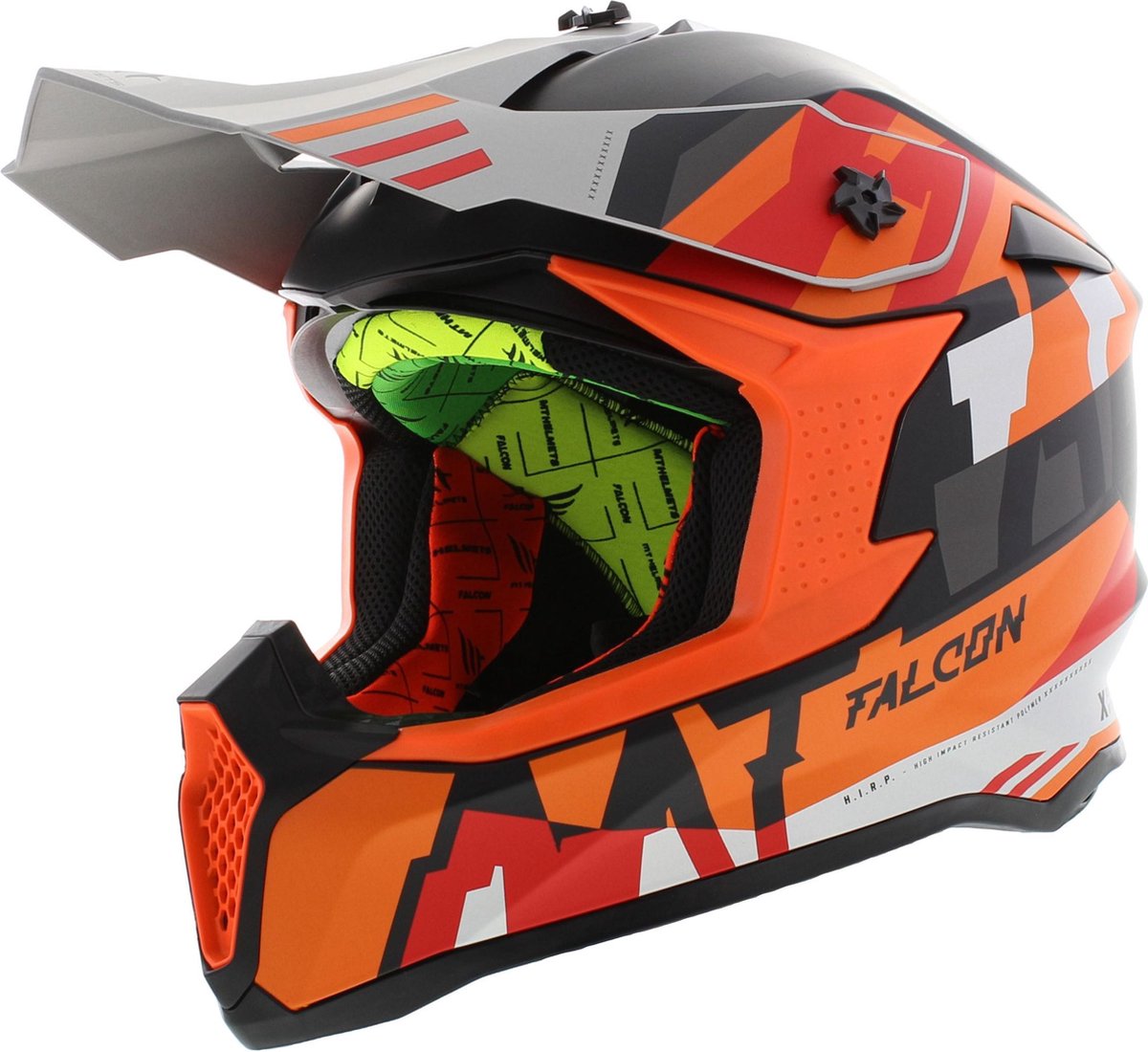 MT Falcon crosshelm Arya mat oranje M