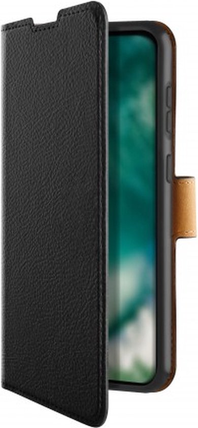 XQISIT Slim Wallet Bookcase Hoesje - Geschikt voor Samsung Galaxy S23 Plus - Gsm case - Zwart