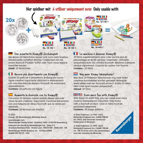 Dstrib - Ravensburger - XOOMY System - RECHARGE POKEMON Pokemon