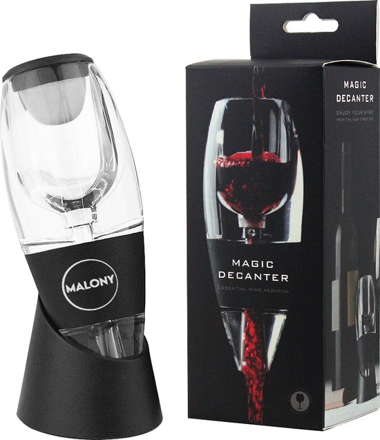 Aérateur de Vin de Luxe avec Support pour Vin de Luxe Carafe à Vin