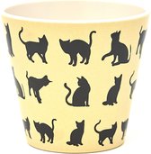 Quy Cup - 90ml Ecologische Reis Beker - Espressobeker “Bobi - Black Cat”