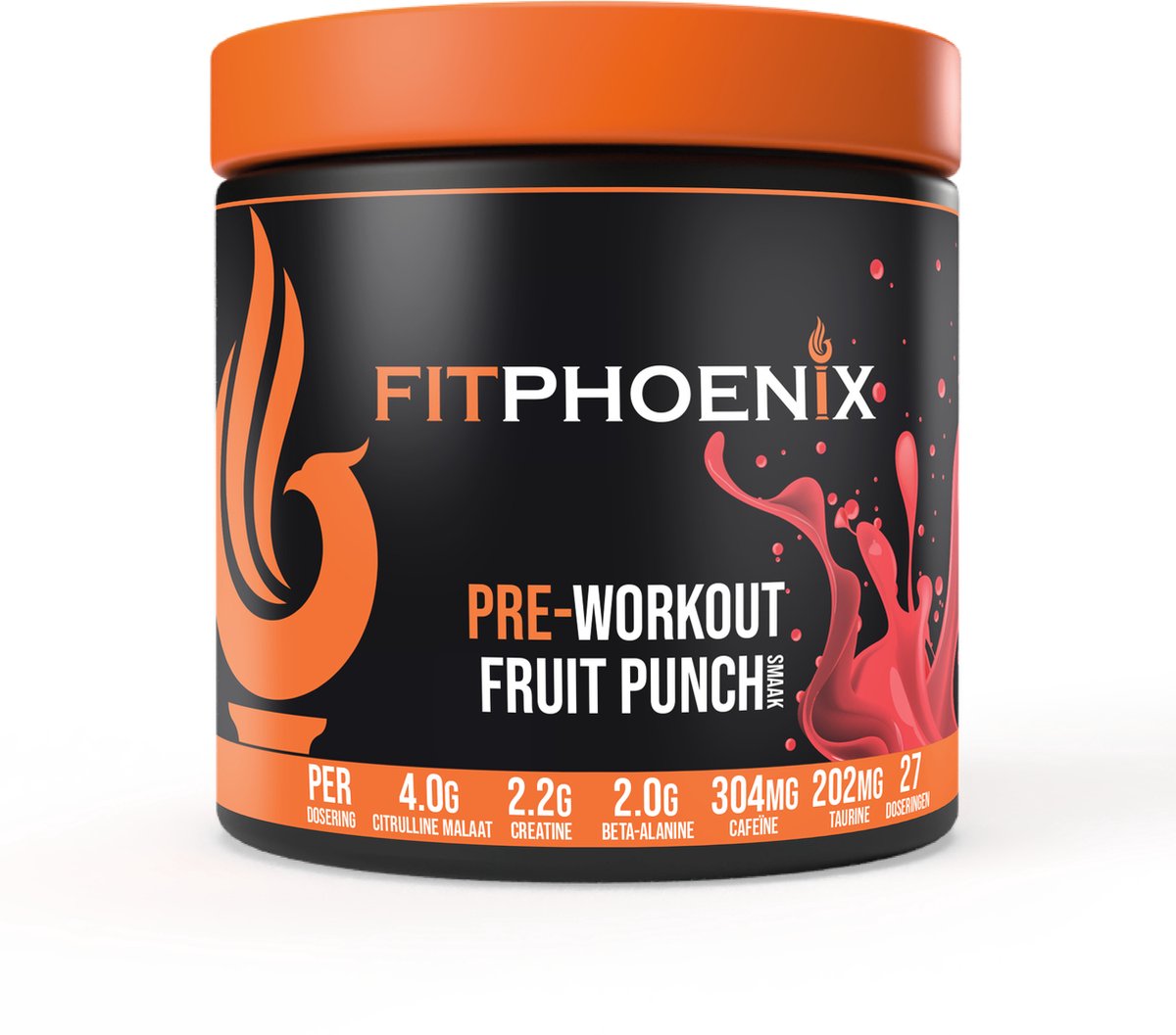 FitPhoenix Pre workout Met Cafeïne Voor Mannen en Vrouwen 27