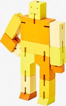 Areaware - Robot Puzzel Cubebot - Micro - Multicolor Geel