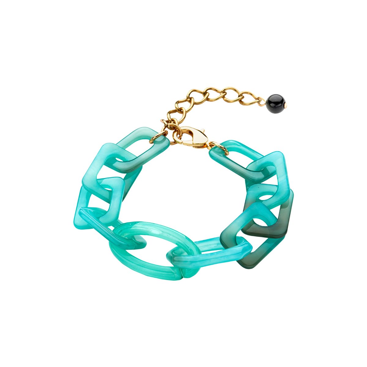 Les Cordes - Armband - KOKO (AB) - Groen - Kunststof - Sieraad Dames - Juwelen