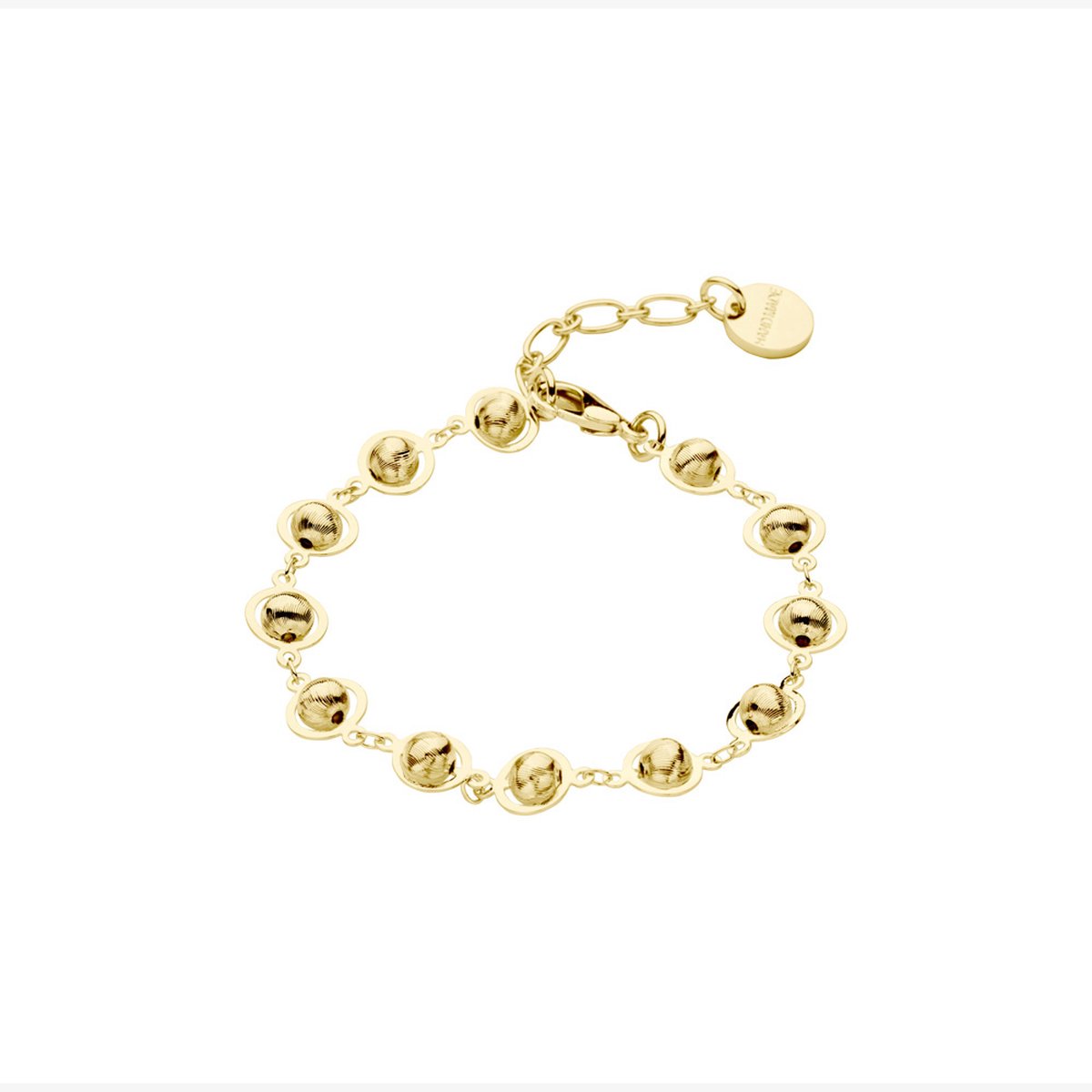 Les Cordes - Armband - DAFNE (AB) - Kleur Goud - Metaal - Sieraad Dames - Juwelen - Minimalistische armbanden