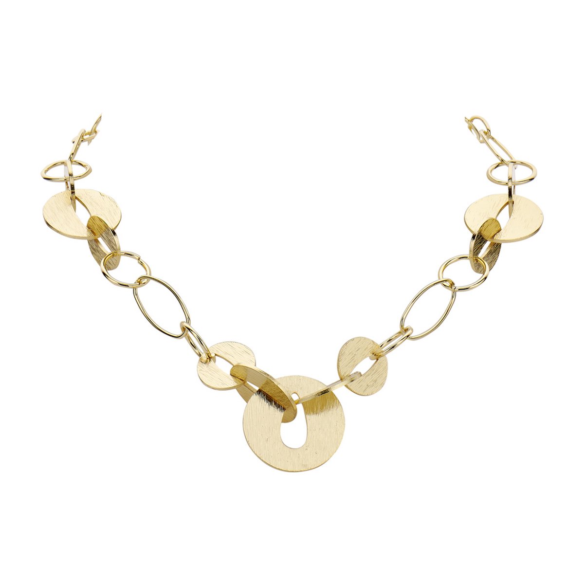 Les Cordes - Halsketting - Collier - XANDI - Goud - Metaal - Sieraad Dames - Juwelen
