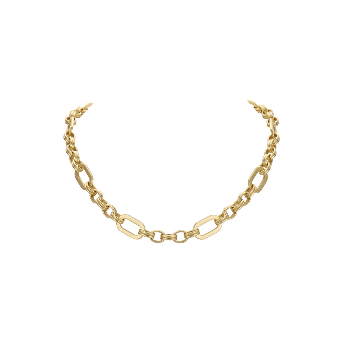 Les Cordes - Halsketting - Collier - DOREEN - Goud - Metaal - Sieraad Dames - Juwelen