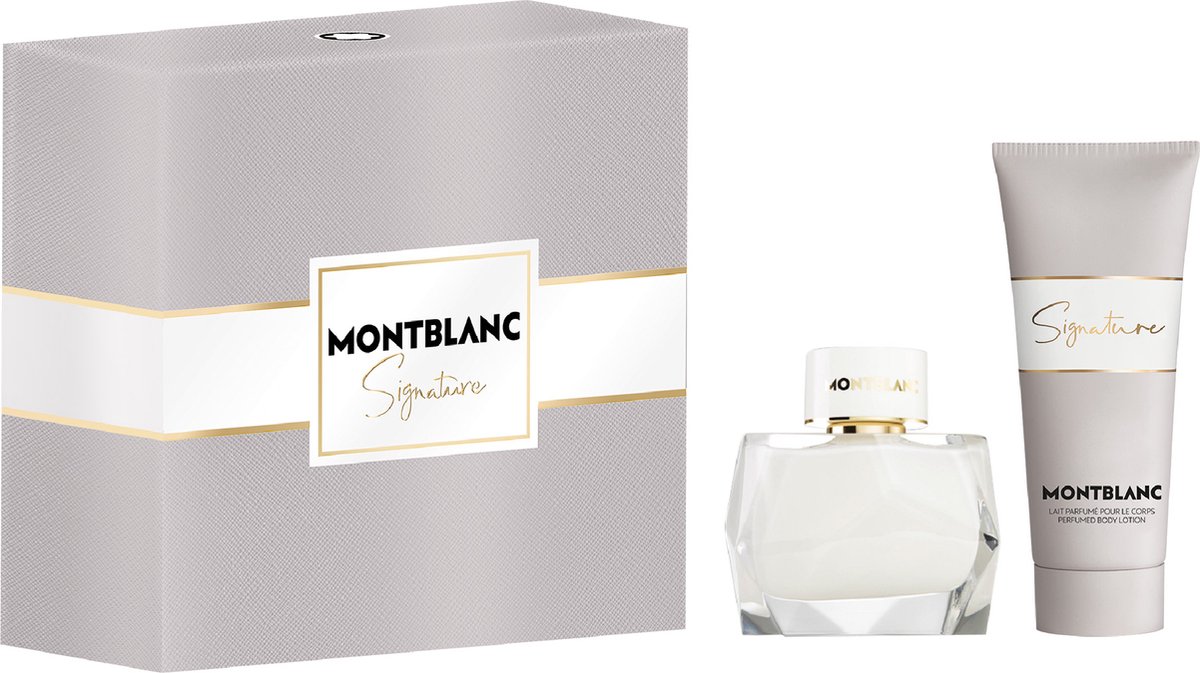 Mont Blanc Signature Giftset - 50 ml eau de parfum spray + 100 ml bodylotion - cadeauset voor dames