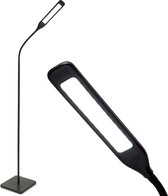 Auronic Staande Lamp - LED Vloerlamp - Geschikt voor Woonkamer - Dimbaar - Zwart