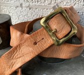 KAMINARI Guitars Washed Leather Strap Natural