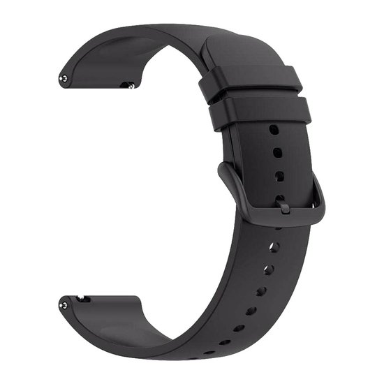 Bracelet de montre en Siliconen 22 MM | Noir | SEVEN®