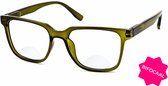 Leesbril Vista Bonita Cubo Bifocaal-Army Green-+3.50.
