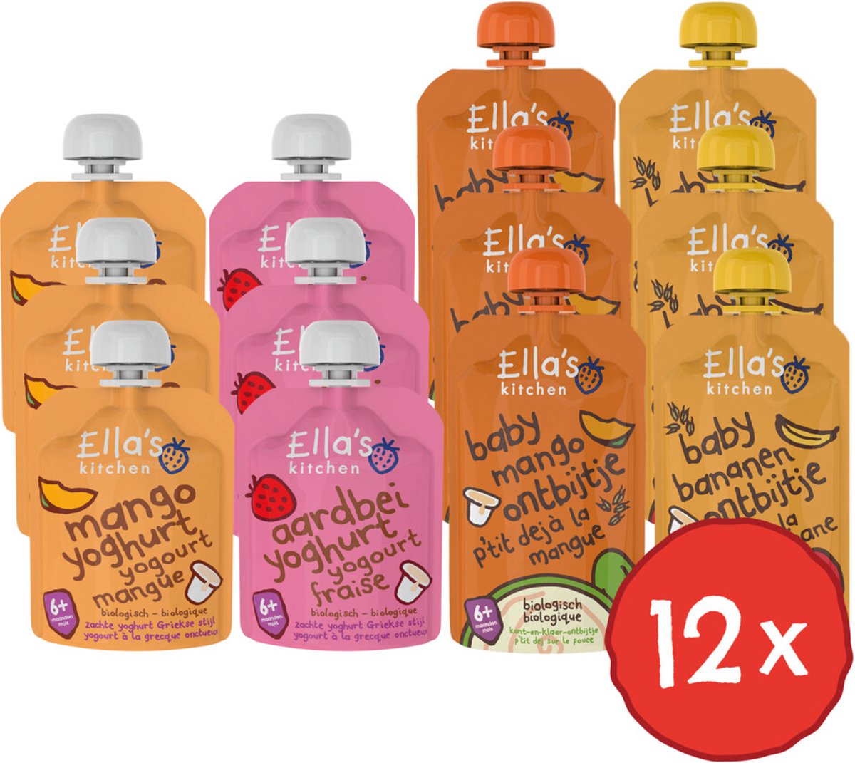 Ella's kitchen Ontbijtjes en Yoghurtjes Pakket bol