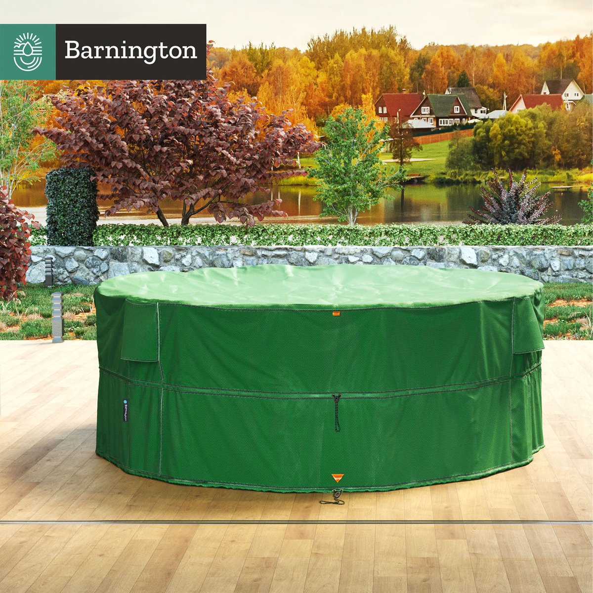 Tuinmeubelhoes Rond - 250x100cm - Barnington Outdoor Covers