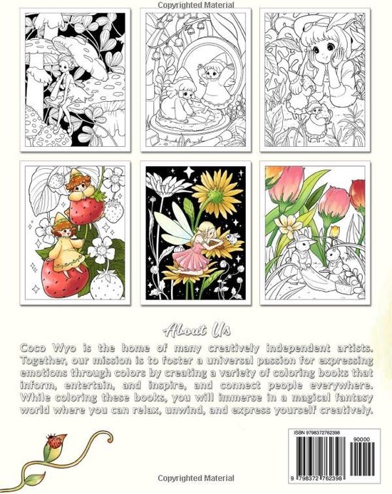 The Magic Garden Coloring Book - Coco Wyo - Kleurboek voor volwassenen ...