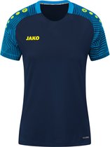 Jako - T-shirt Performance - Dames Voetbalshirt Blauw-36