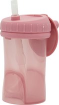 Difrax Straw Cup Anti-Spill - 250 ml - Framboise/Rose
