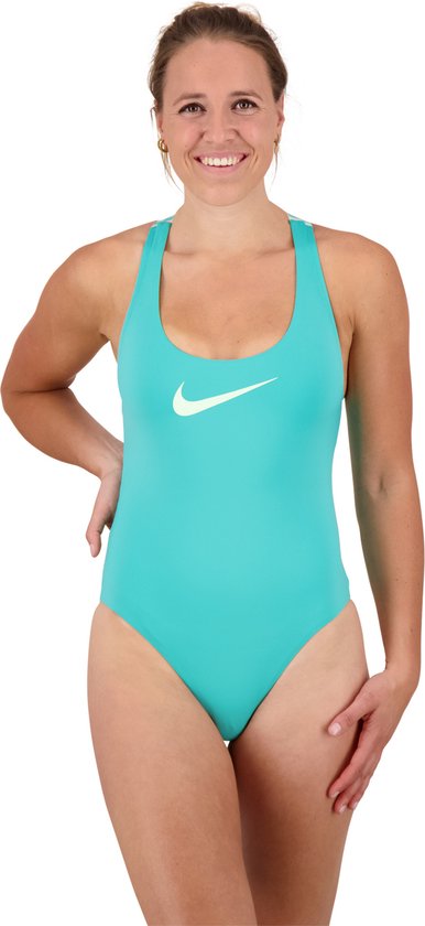 Nike Swim Logo Tape Crossback zwempak Sportieve zwemkleding - platte naden  - Lichte... | bol.com