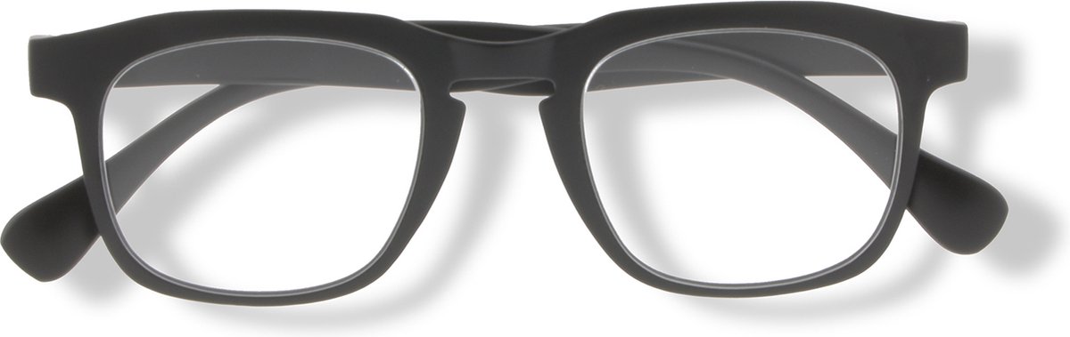 Noci Eyewear YCB361 Bob Leesbril +2.00 - Mat zwart - spring hinge