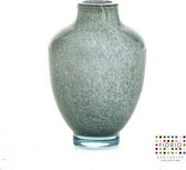 Design Vaas Orion - Fidrio JADE - glas, mondgeblazen bloemenvaas - diameter 20 cm hoogte 30 cm