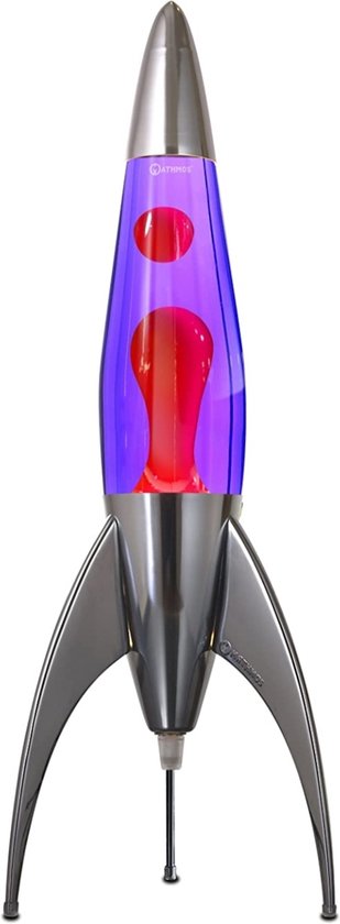 Lampe à Lave Rocket - Violet avec Rouge
