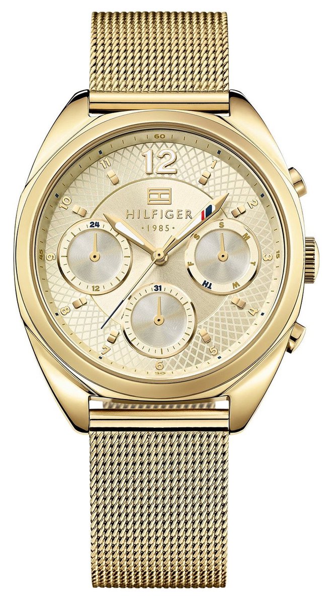 Tommy Hilfiger TH1781488 horloge dames - goud - edelstaal doubl�