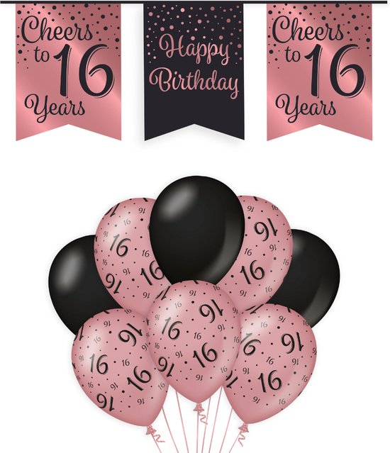 16 jaar versiering kopen | Feestdecoraties bij