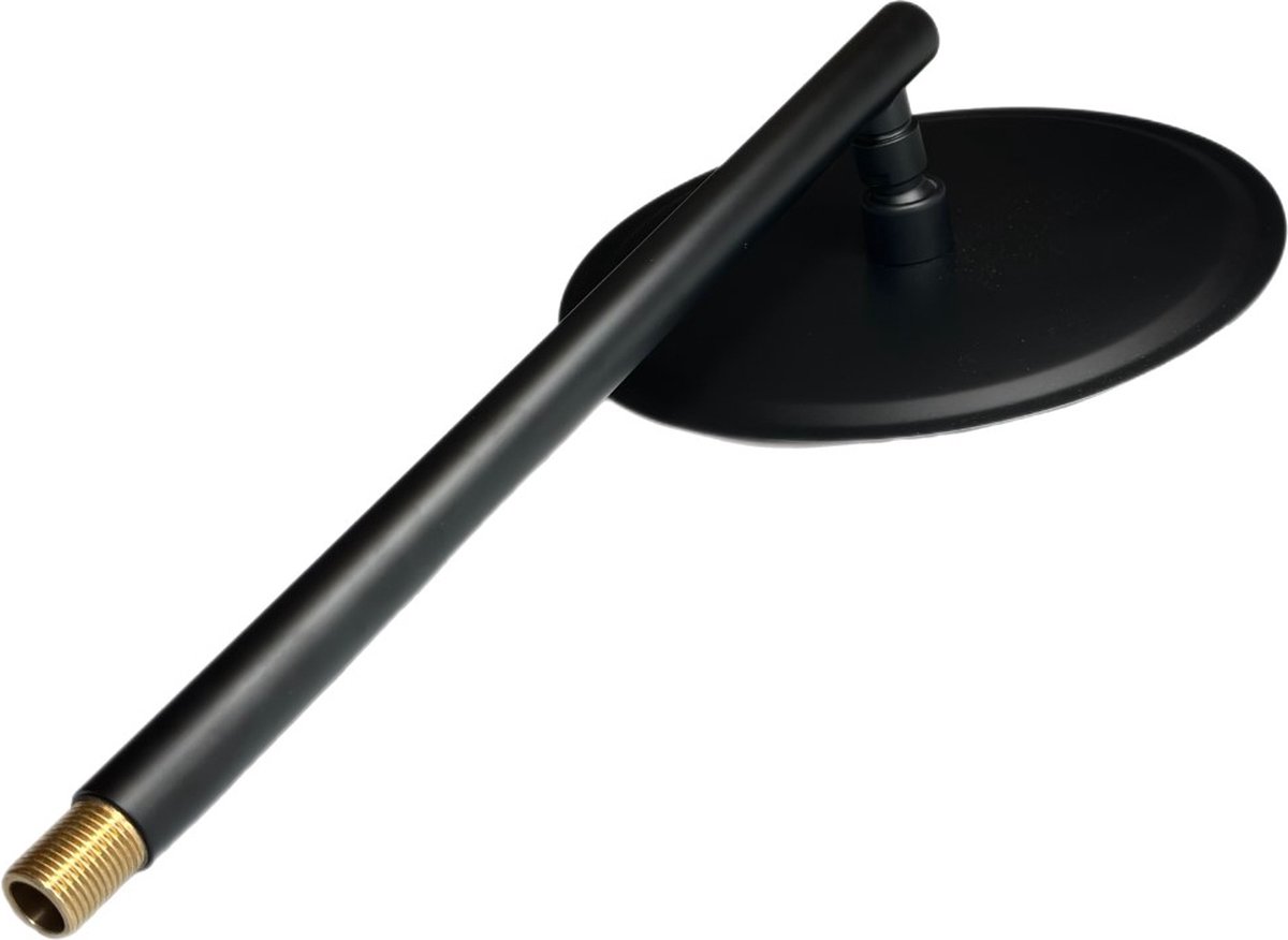 Douchekop met stang zwart Douchekop Douche Regendouchekop bol