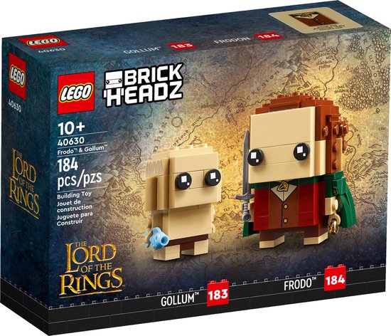 LEGO Le Lord of the Rings Brickheadz 40630 - Frodon et Gollum | bol.com