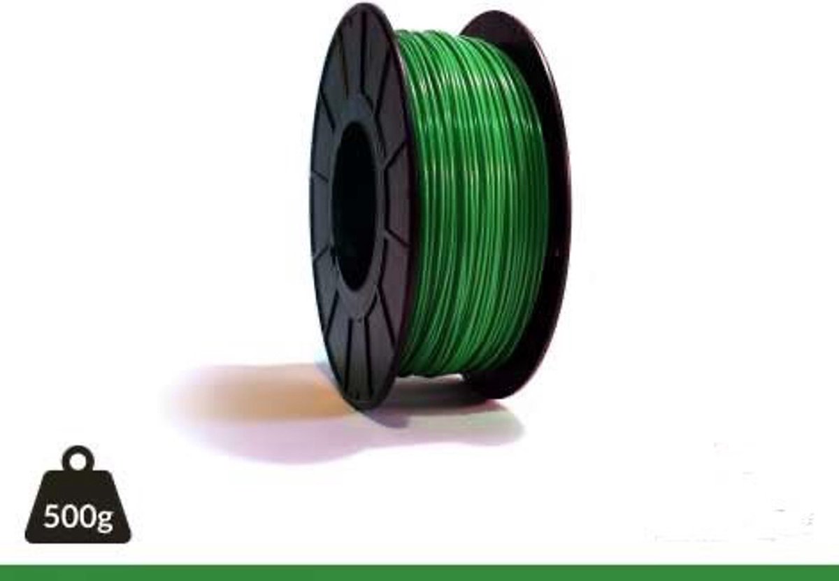 Groen - PLA filament - 500g - 1.75mm - 3D printer filament