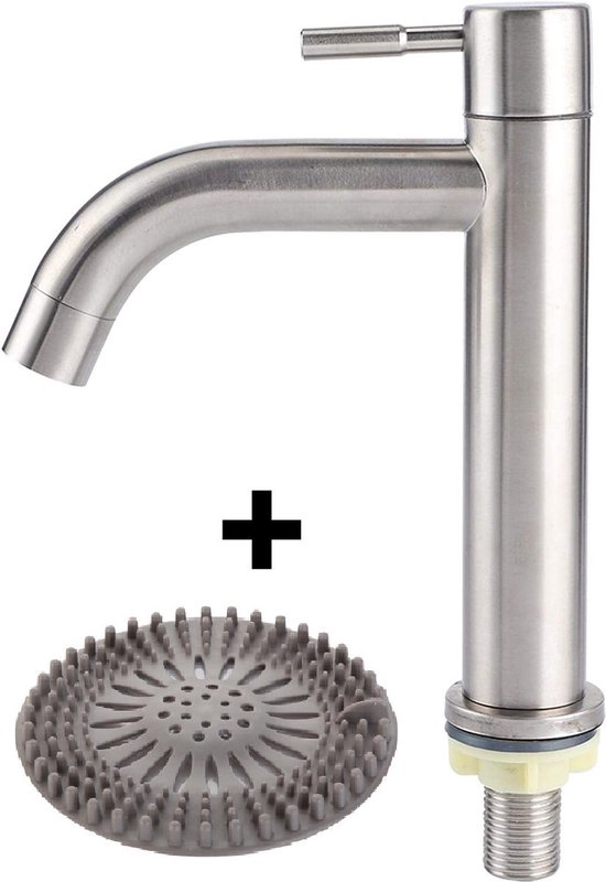 Mélangeur Simplicité Moderne Robinet D'eau Froide Robinet De Lavabo Robinet De Salle De Bain A Levier Unique 96188948
