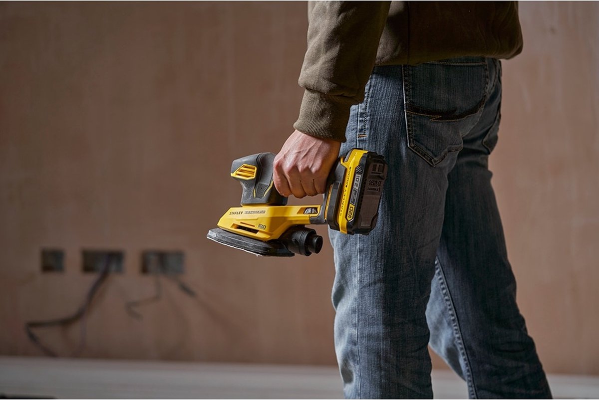 STANLEY FATMAX V20 18V Detailschuurmachine in softbag (met 2.0Ah accu en lader) SFMCW221D1S-QW – foto 6