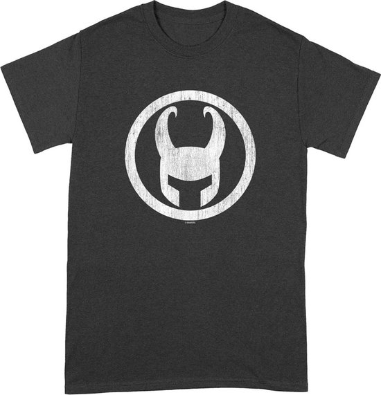 Marvel Loki Heren Tshirt -XL- Loki Icon Zwart