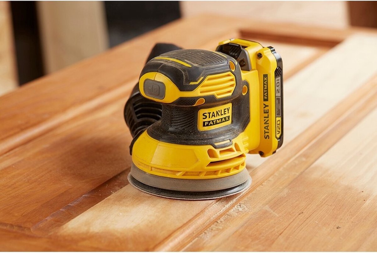 STANLEY FATMAX V20 18V Excentrische schuurmachine 125mm (zonder accu en lader) SFMCW220B-XJ – foto 2