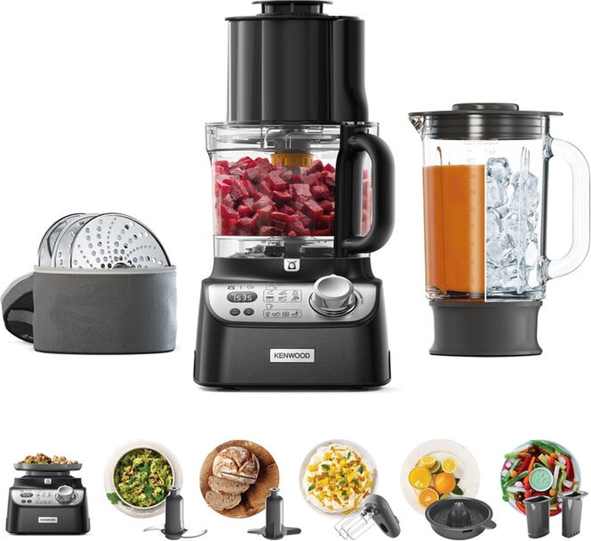 KENWOOD Foodprocessor FDM72.990BK MultiPro XL