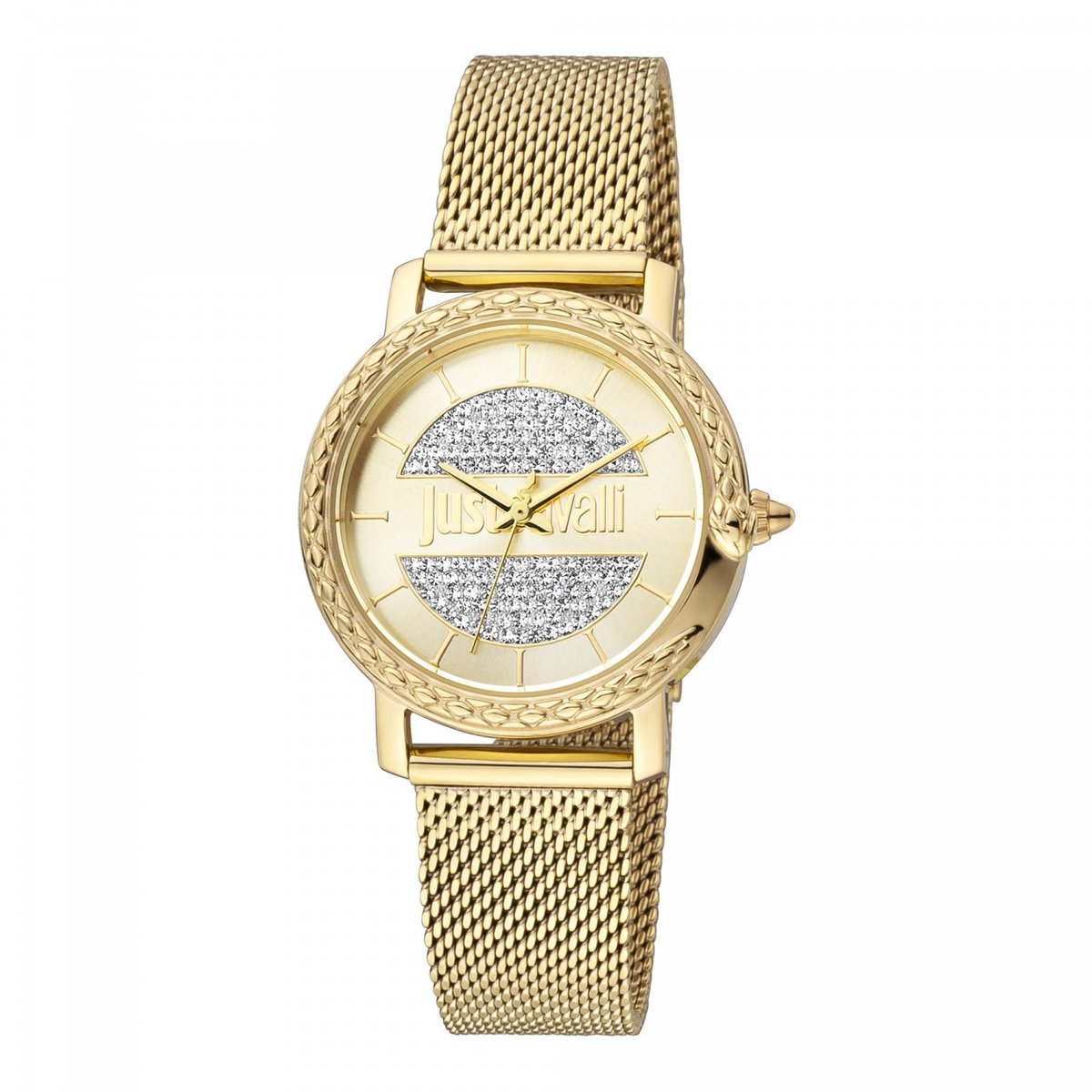 Just Cavalli Damen-Uhren Analog Quarz One Size Gold 32019807