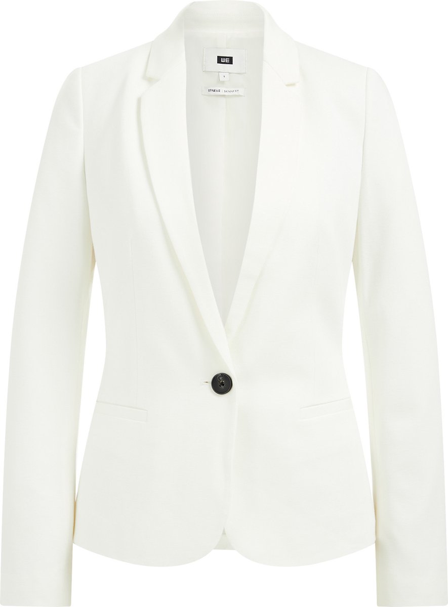 WE Fashion Dames getailleerde jersey stretch blazer