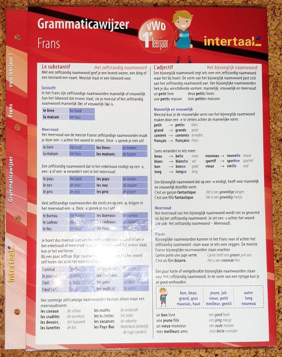 Grammaticawijzer Frans VWO leerjaar 1 - cover