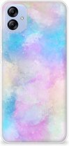Telefoon Hoesje Geschikt voor Samsung Galaxy A04e Silicone Back Case Watercolor Light