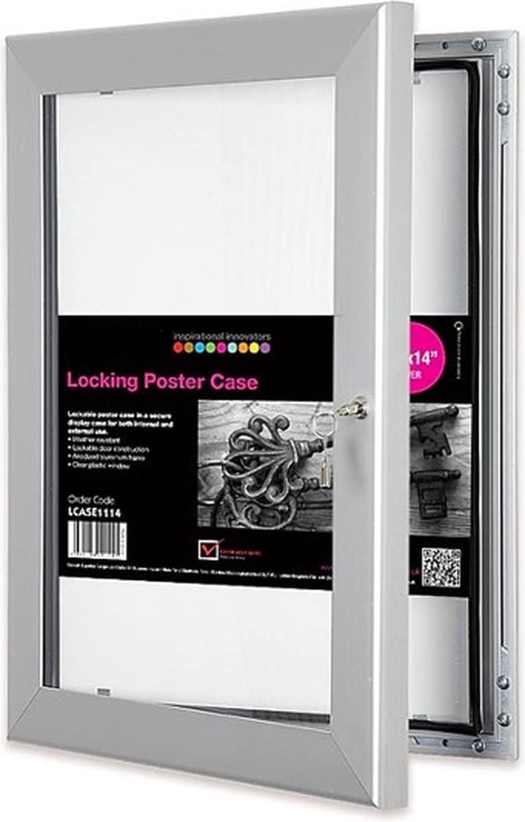 A4 formaat Postervitrine Menubord Buitenvitrine Muurvitrine Wandvitrine Binnenvitrine Naambordje 100% waterdicht