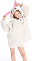 || KIDS || Hoodie Blanket || oversized deken | | capuchon deken || winter trui || Slaapkleding || Rabbit Beige ||