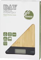 Bamboe Precisie Keukenweegschaal Digitaal Op Batterij Tot 5000 Gram