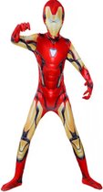 Super hero Marvel Ironman verkleedkostuum voor kinderen - maat XL 130-140 cm - Carnaval, Halloween en verjaardag pak kids suit